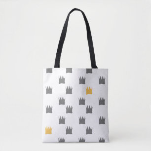 Where the Wild Things Are Crown Pattern Tote Bag