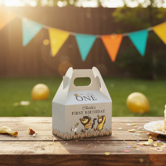 Where the Wild Things Are First Birthday Favor Box