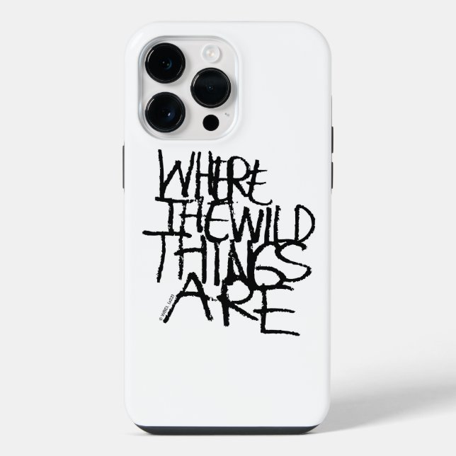 Where the Wild Things Are | Handwritten iPhone Case (Back)
