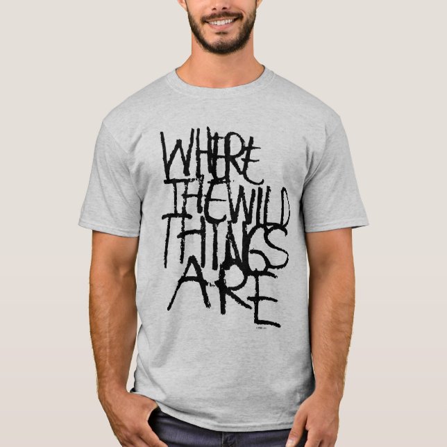 Where the Wild Things Are | Handwritten T-Shirt (Front)