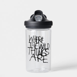 Where the Wild Things Are   Handwritten Water Bottle
