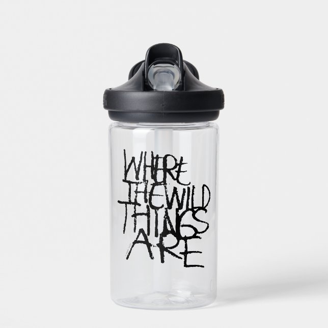 Where the Wild Things Are | Handwritten Water Bottle (Front)