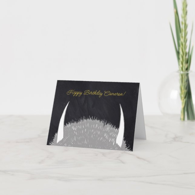 Where the Wild Things Are | Happy Birthday Card (Front)