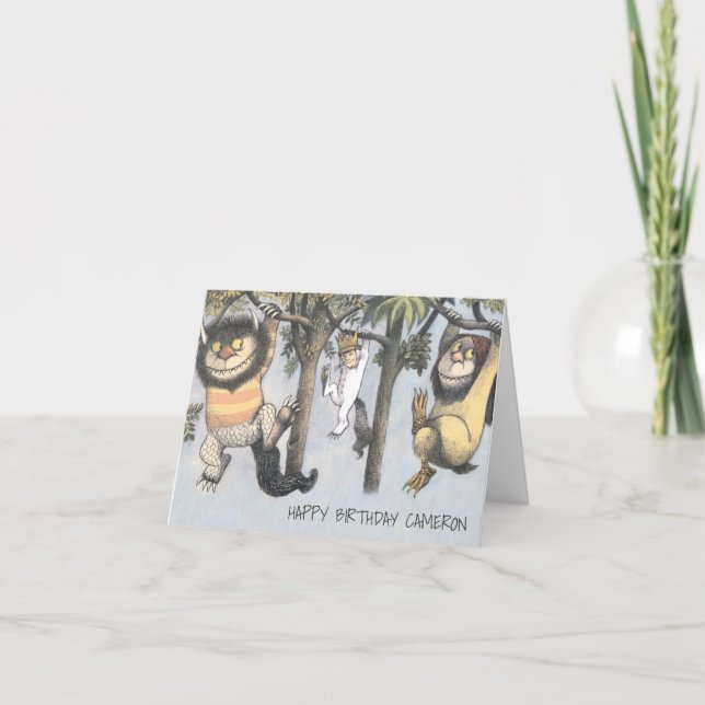 Where the Wild Things Are | Happy Birthday Card (Front)