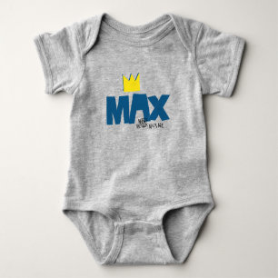 Where the Wild Things Are Max and Crown Baby Bodysuit
