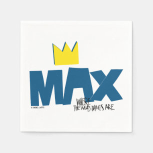 Where the Wild Things Are   Max and Crown Napkin