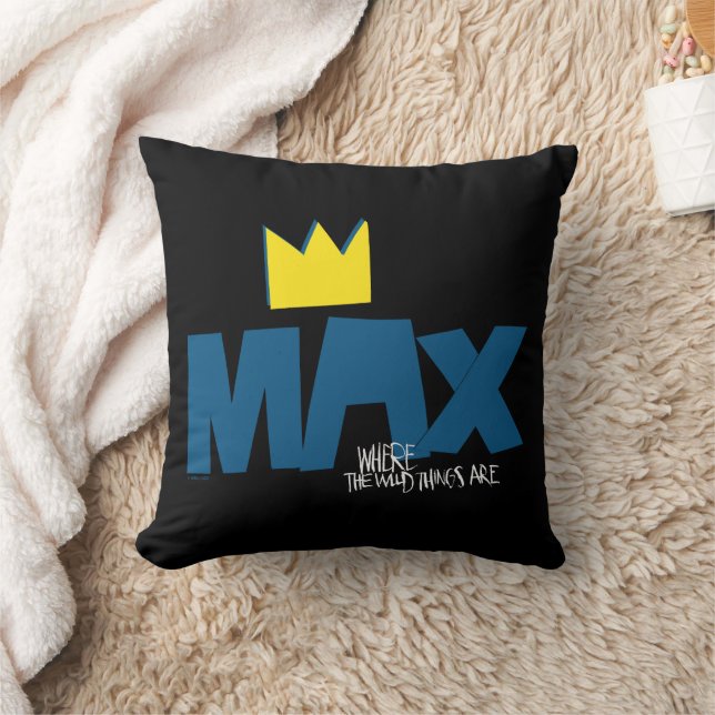 Where the Wild Things Are | Max and Crown Throw Pillow (Blanket)