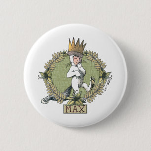 Where the Wild Things Are Max Badge 2 Inch Round Button