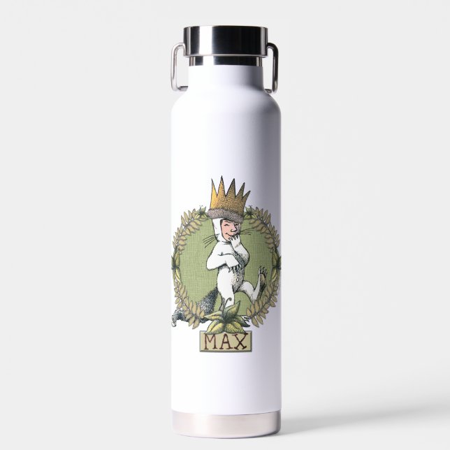 Where the Wild Things Are | Max Badge Water Bottle (Front)
