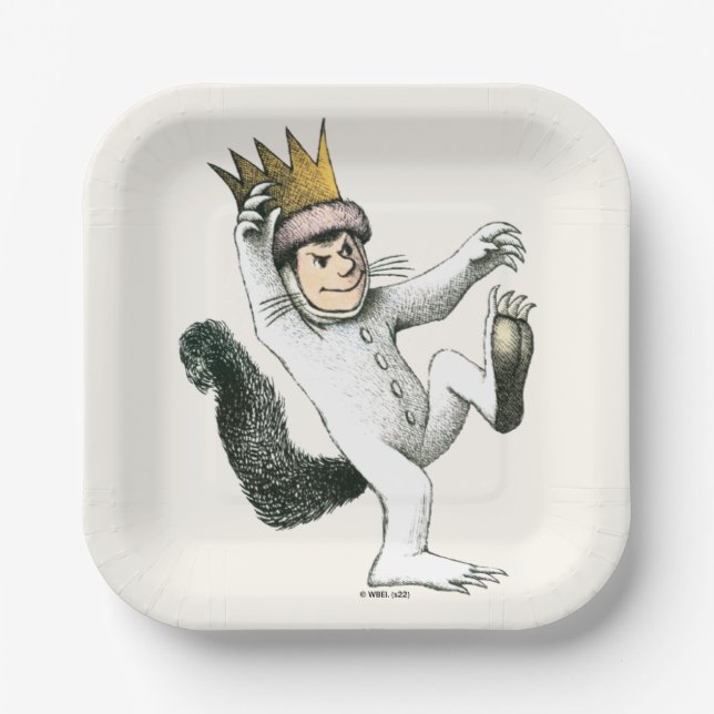 Where the Wild Things Are | Max Paper Plate (Front)