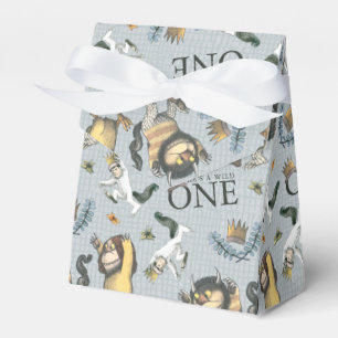 Where the Wild Things Are Pattern 1st Birthday Favor Box