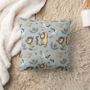 Where the Wild Things Are Pattern Throw Pillow