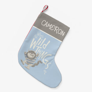 Where the Wild Things Are Quote   Add Your Name Small Christmas Stocking