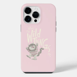 Where the Wild Things Are Quote - Pink iPhone 14 Pro Max Case