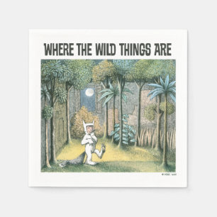 Where The Wild Things Are   Scene 4 Napkin