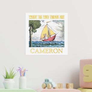 Where The Wild Things Are   Scene 5 Foil Prints