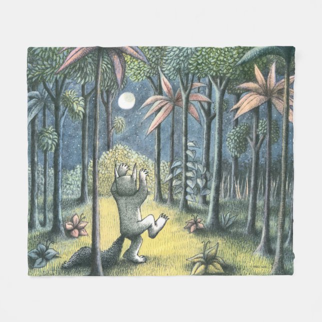 Where The Wild Things Are | Scene 6 Fleece Blanket (Front (Horizontal))