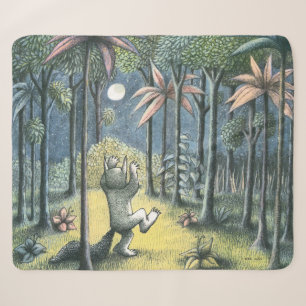 Where The Wild Things Are   Scene 6 Sherpa Blanket
