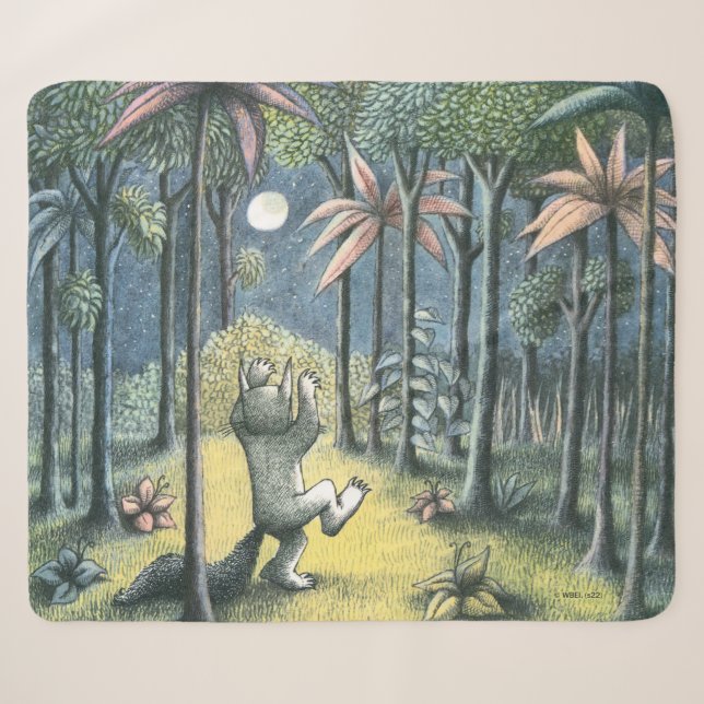 Where The Wild Things Are | Scene 6 Sherpa Blanket (Front (Horizontal))