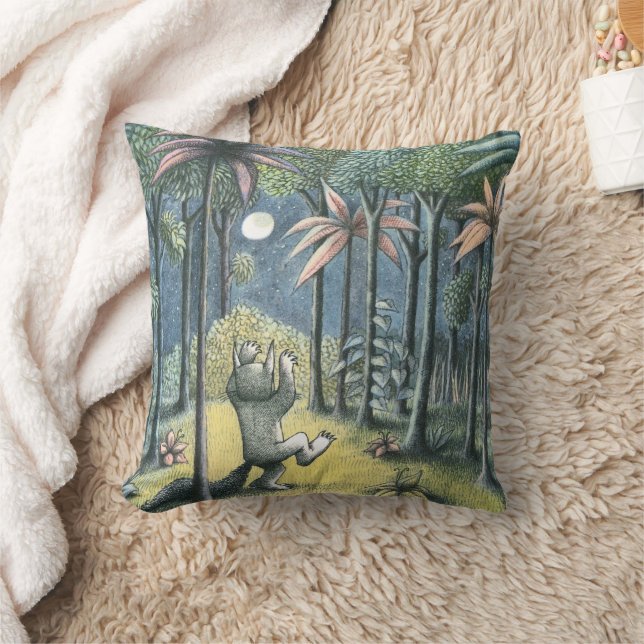 Where The Wild Things Are | Scene 6 Throw Pillow (Blanket)