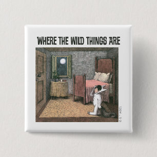 Where The Wild Things Are Scene 7 2 Inch Square Button