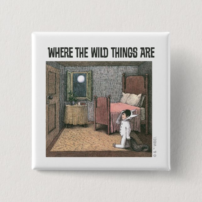 Where The Wild Things Are | Scene 7 2 Inch Square Button (Front)