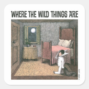 Where The Wild Things Are Scene 7 Square Sticker