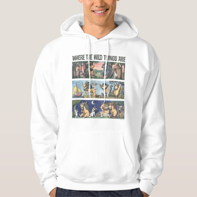 Where The Wild Things Are Scenes Hoodie (Front)
