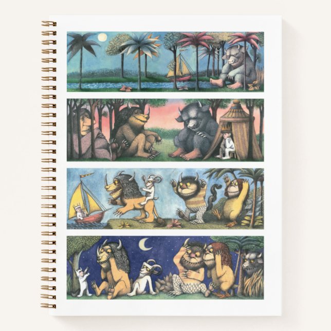 Where The Wild Things Are Scenes Notebook (Front)