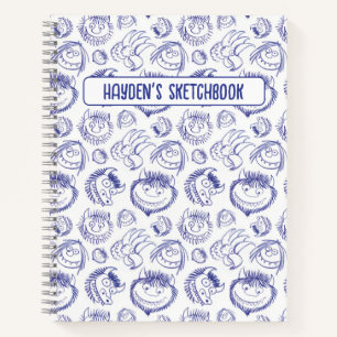 Where the Wild Things Are Sketch Pattern Drawing Notebook