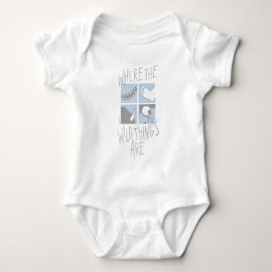 Where The Wild Things Are Square Graphic Baby Bodysuit