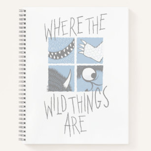 Where The Wild Things Are Square Graphic Notebook