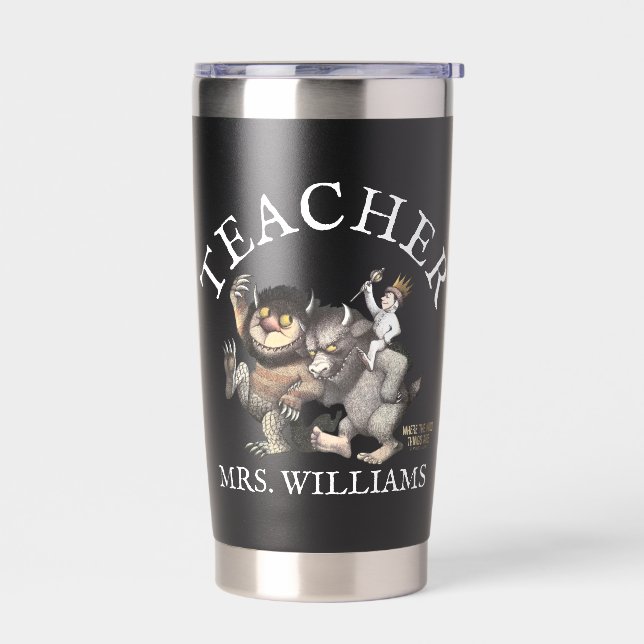 Where the Wild Things Are Teacher Insulated Tumbler (Left)