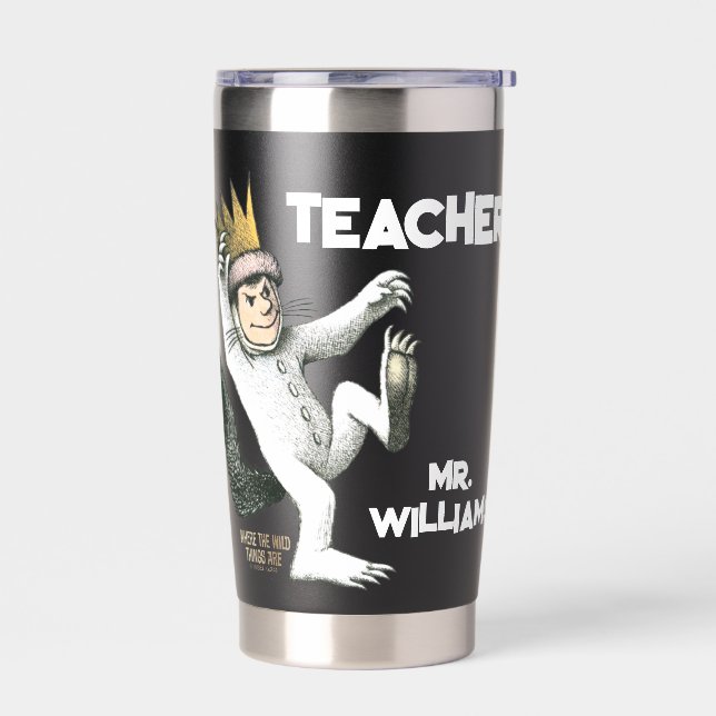 Where the Wild Things Are Teacher Insulated Tumbler (Left)