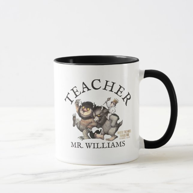 Where the Wild Things Are Teacher Mug (Right)