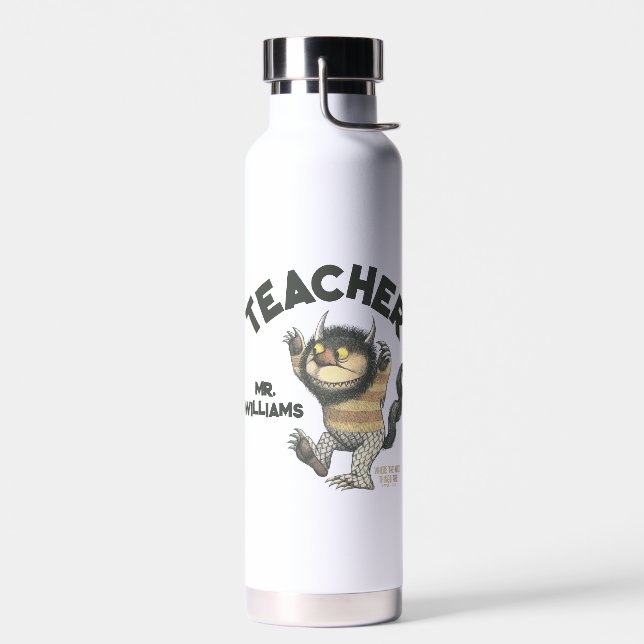 Where the Wild Things Are Teacher Water Bottle (Left)