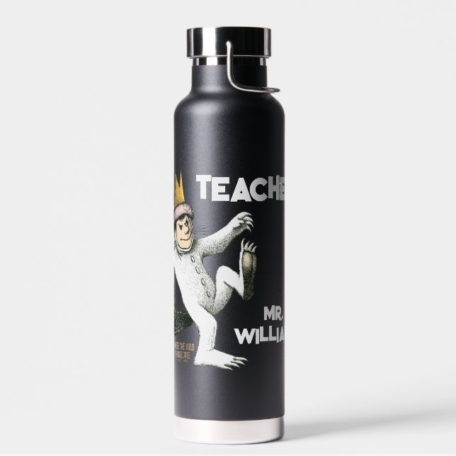 Where the Wild Things Are Teacher Water Bottle (Left)