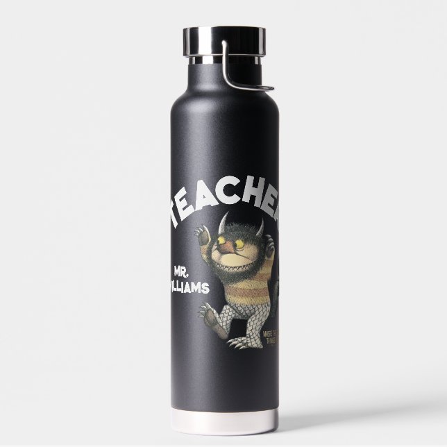 Where the Wild Things Are Teacher Water Bottle (Left)