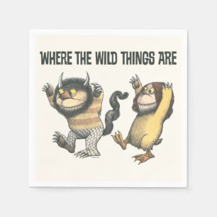 Where the Wild Things Are   Two Wild Things Napkin