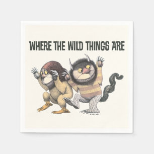 Where the Wild Things Are   Two Wild Things Napkin