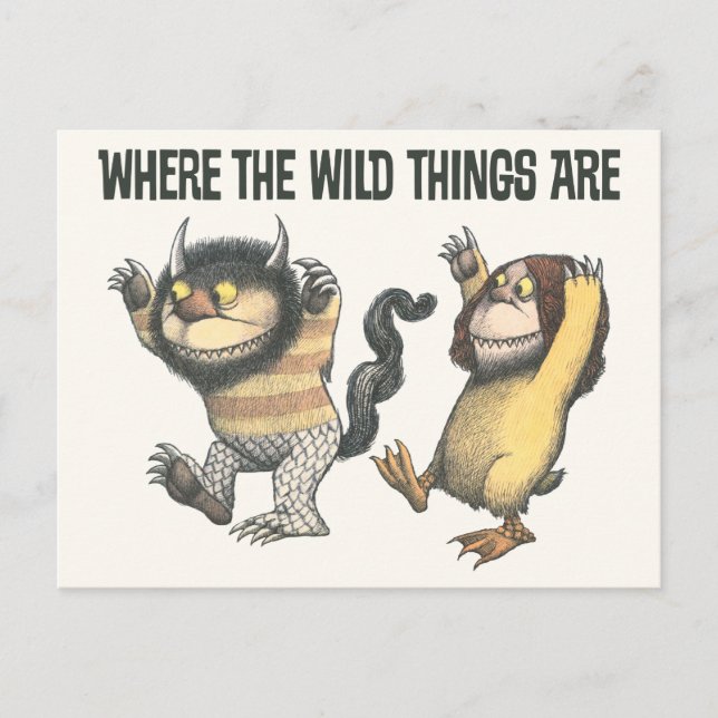 Where the Wild Things Are | Two Wild Things Postcard (Front)