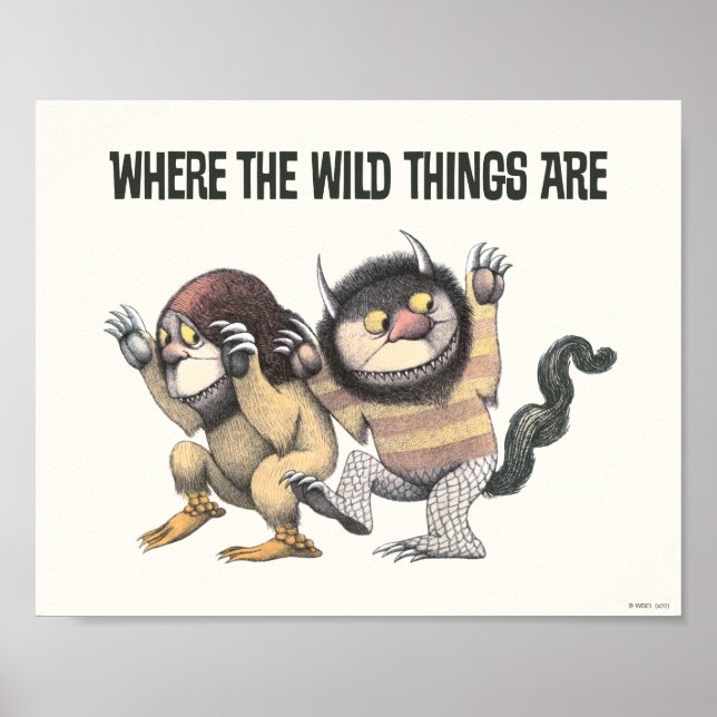 Where the Wild Things Are | Two Wild Things Poster (Front)