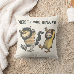 Where the Wild Things Are   Two Wild Things Throw Pillow