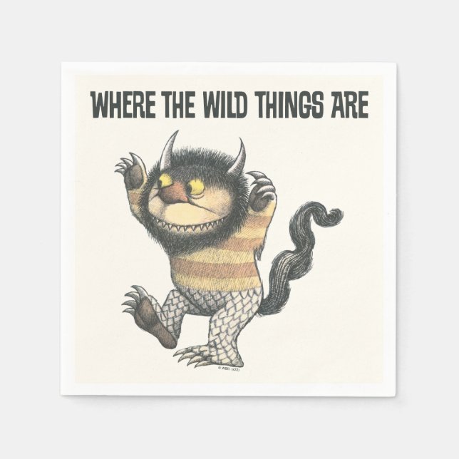 Where the Wild Things Are | Wild Thing Napkin (Front)