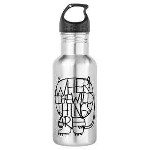 Where the Wild Things Are   Wild Thing Sketch 532 Ml Water Bottle