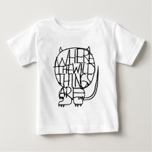 Where the Wild Things Are Wild Thing Sketch Baby T-Shirt
