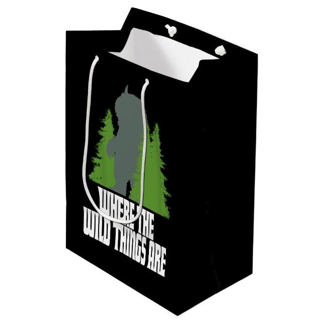 Where the Wild Things Are | Wild Thing & Trees Medium Gift Bag (Front Angled)