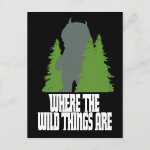 Where the Wild Things Are   Wild Thing & Trees Postcard
