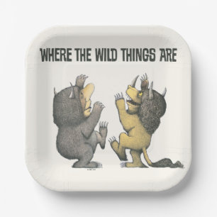 Where the Wild Things Are   Wild Things Paper Plate