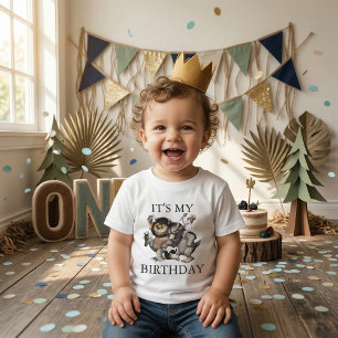 Where The Wild Things It's My Birthday Baby T-Shirt